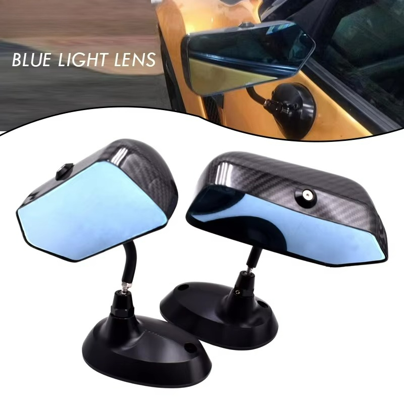 Car Mirror - Nissan GTR için Mavi Renkli Camlı
