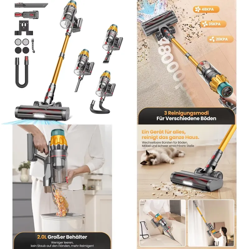 Car Vacuum - 45kpa 650w Kendi Kendini Temizleyen Oem