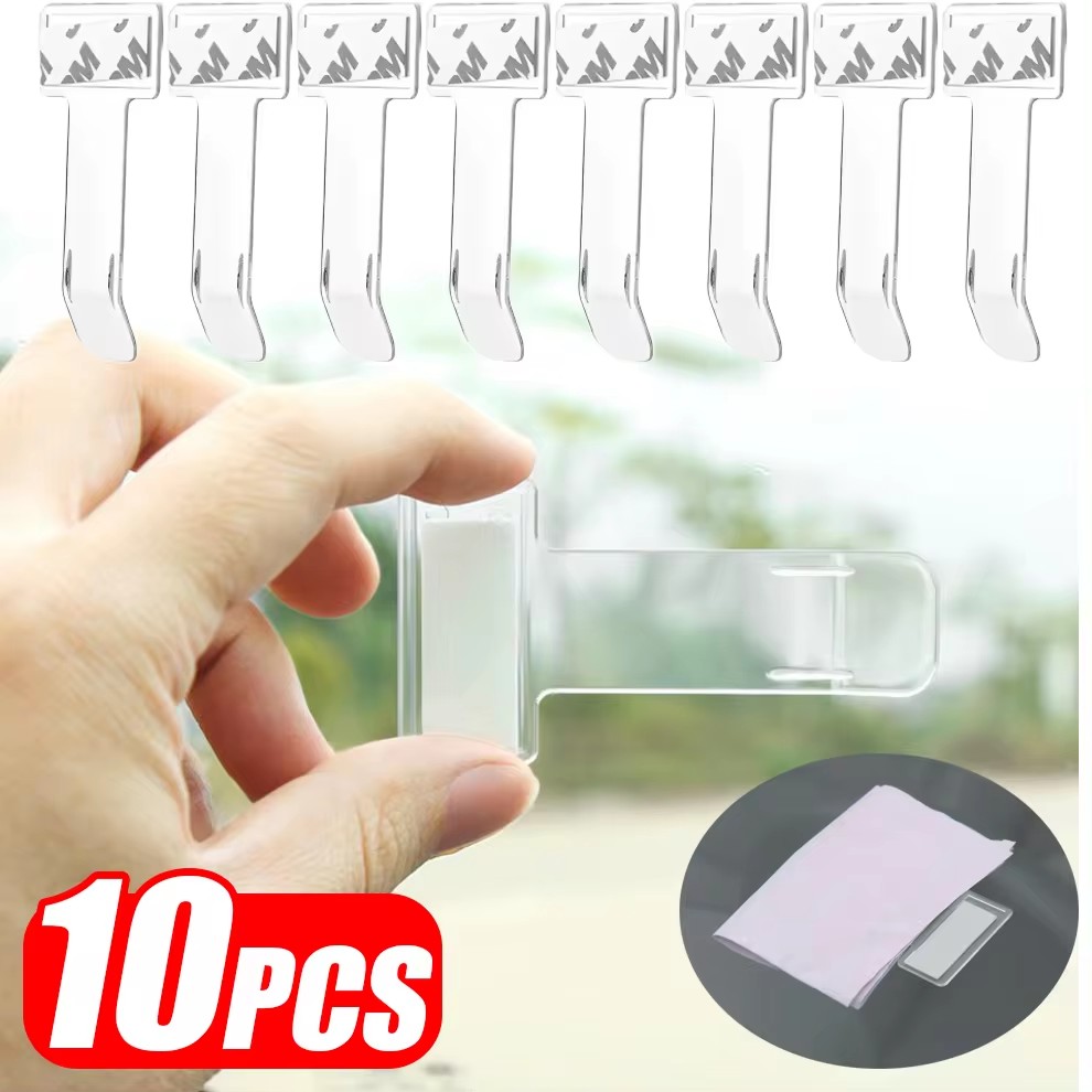 Car Organizer - Plastik Araç İçi Park Bileti Tutucu,