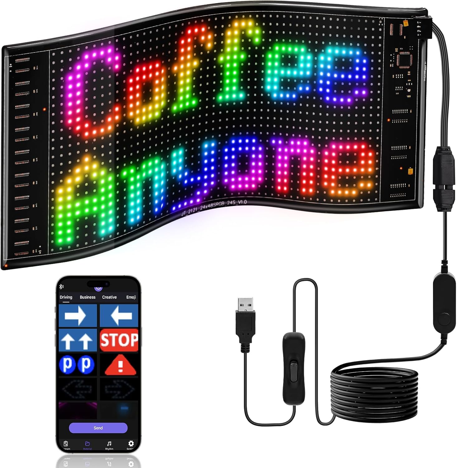 Car Led Light - LED DIY Matris Piksel Panel Led