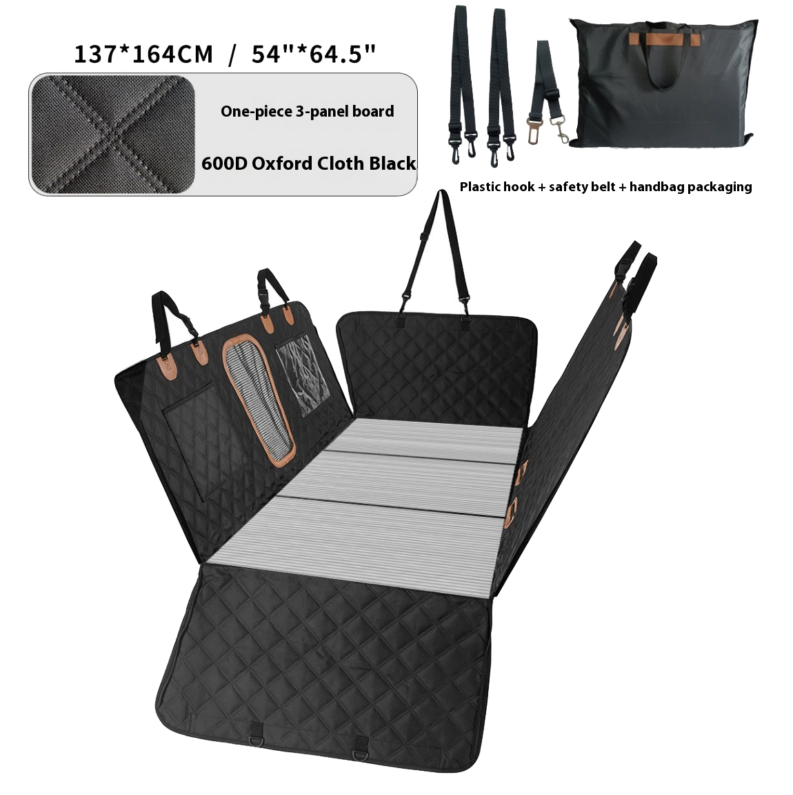 Car Seat Cover - Üç Panelli Sağlam Araba Arka Koltuk