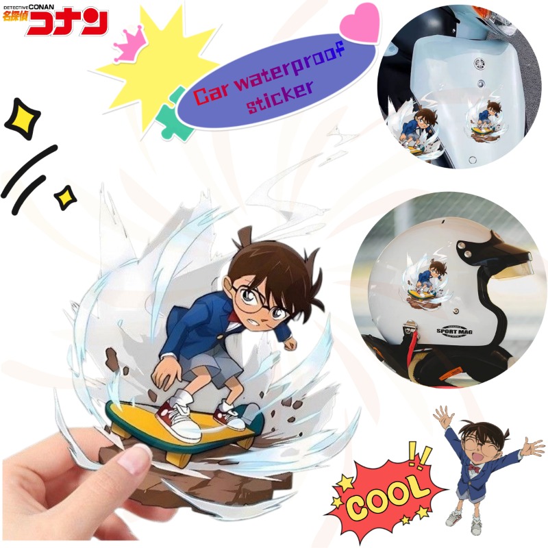 Car Accessories Japanese - Dedektif Conan Karikatür Kaykay Çıkartmaları, Araba