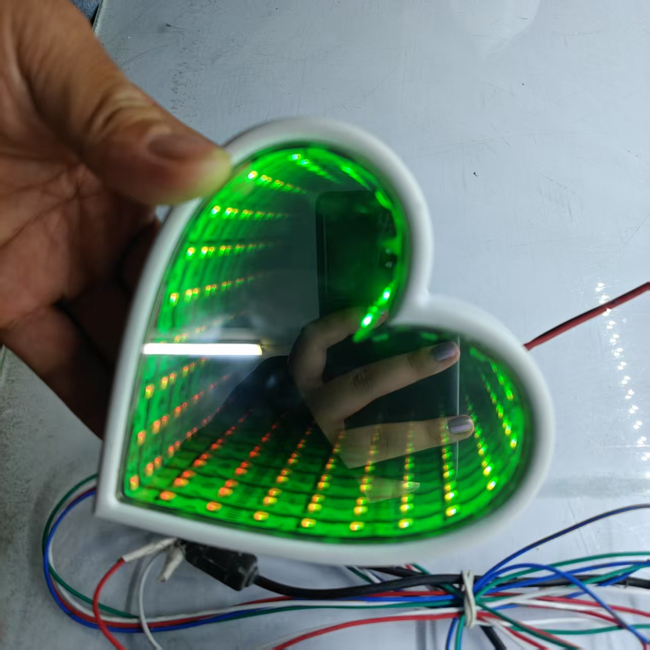 3D Çok Renkli Sonsuz Ayna Duva - Car Mirror incelemesi ve fiyatı